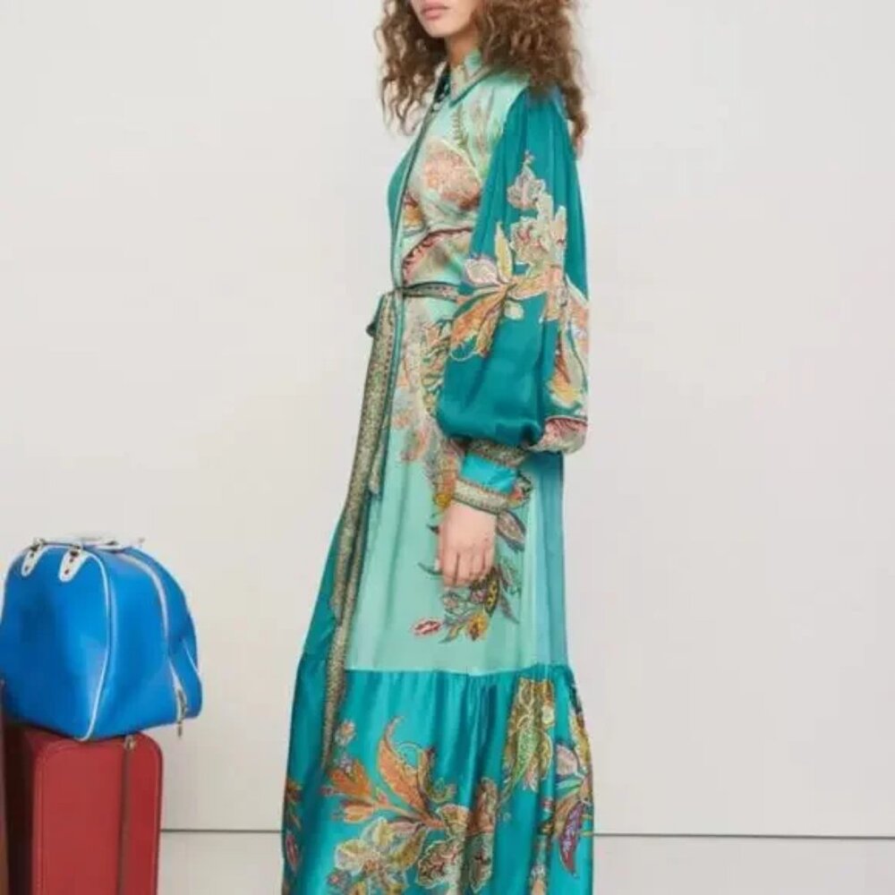 ALEMAIS Franca maxi dress US 8